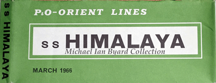 Himalaya Deck Plan Photo 1966